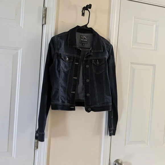 Max Jeans Blue Jean Jacket Classic Style - Picture 3 of 3